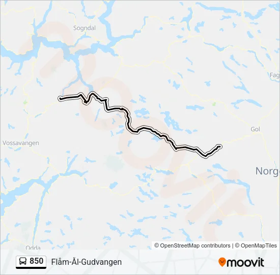 850  Line Map
