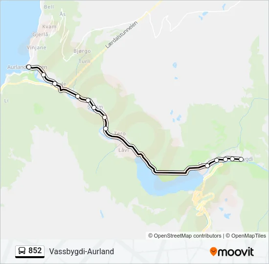 852  Line Map