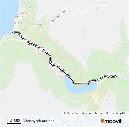 852  Line Map