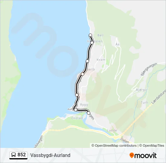 852  Line Map