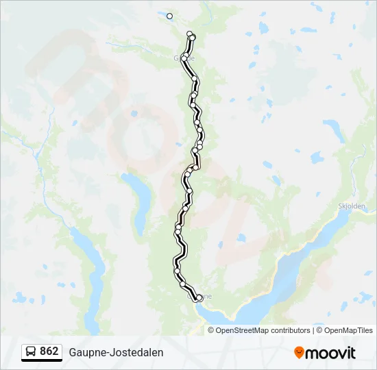 862  Line Map