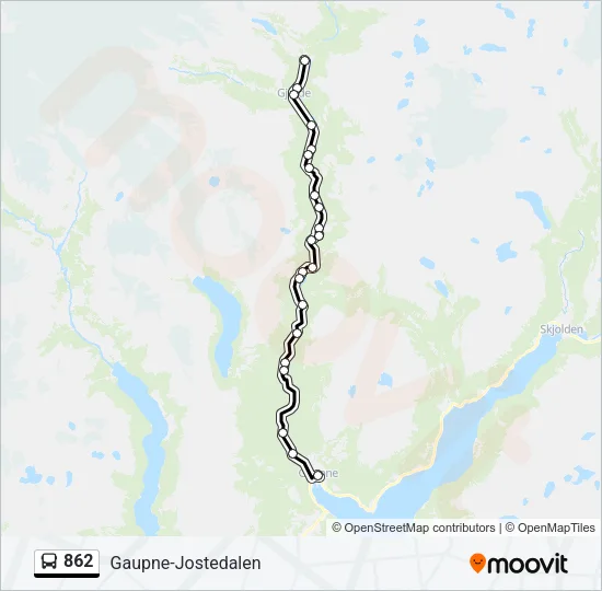 862  Line Map