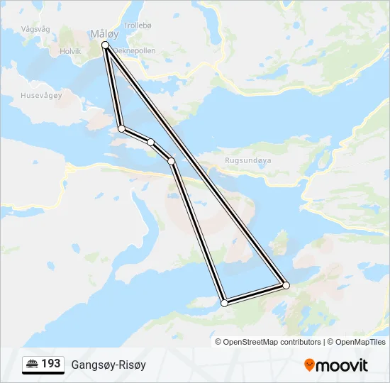 193 Ferry Line Map