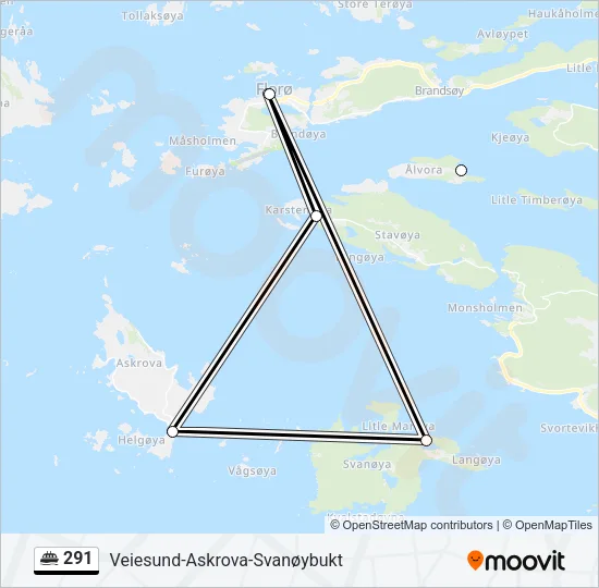 291 Ferry Line Map