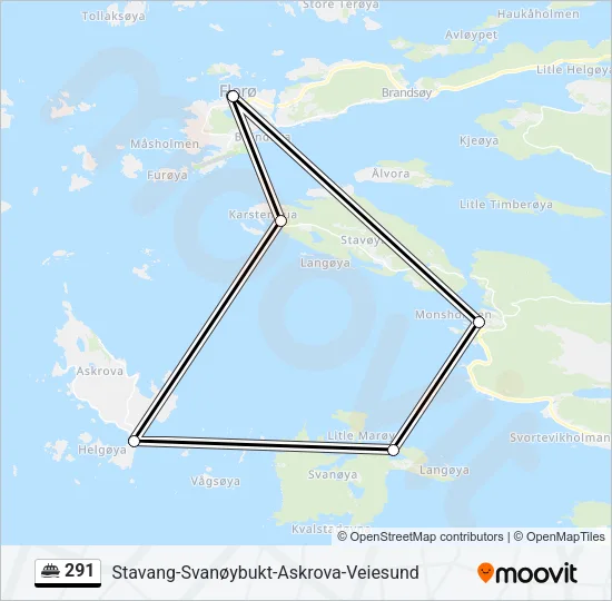 291 Ferry Line Map