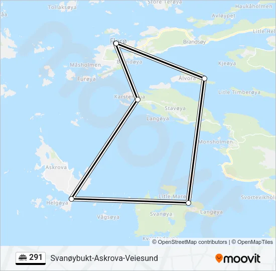291 Ferry Line Map
