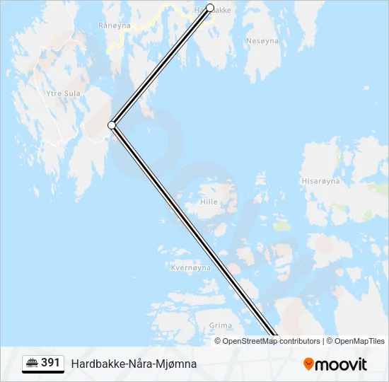 391 Ferry Line Map
