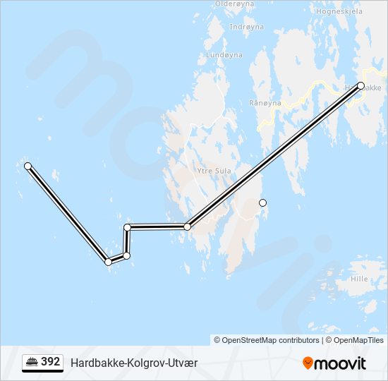 392 ferry Line Map