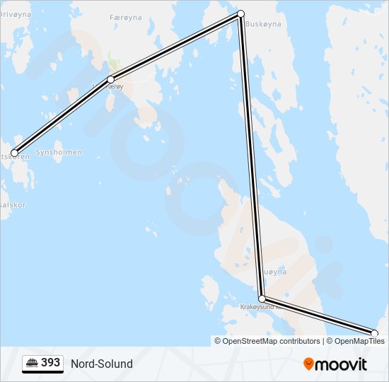 393 ferry Line Map