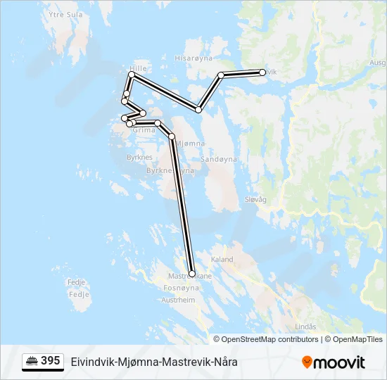 395 Ferry Line Map