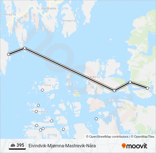 395 Ferry Line Map