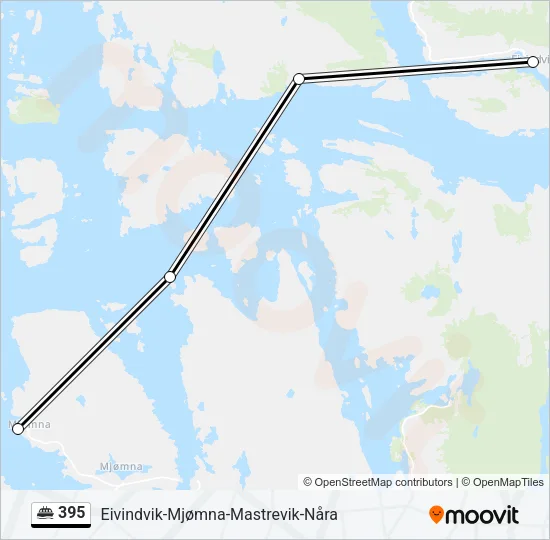 395 Ferry Line Map