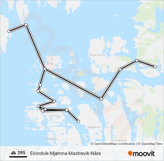395 Ferry Line Map