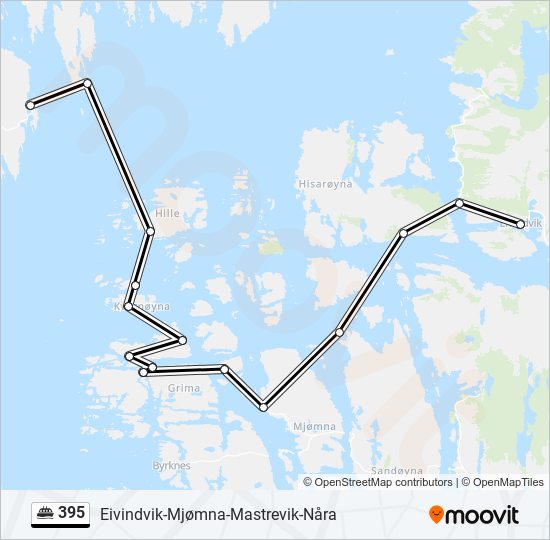 395 ferry Line Map