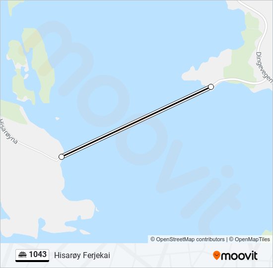 1043 ferry Line Map