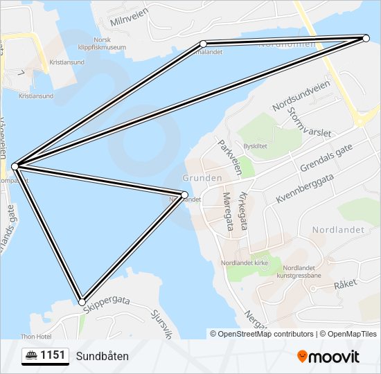 1151 Ferry Line Map