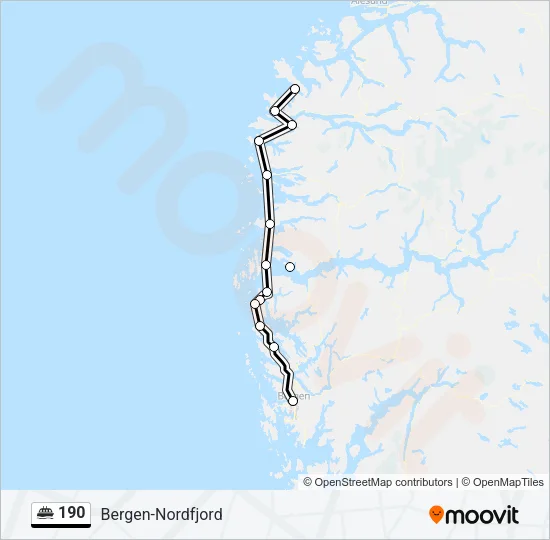 190 Ferry Line Map