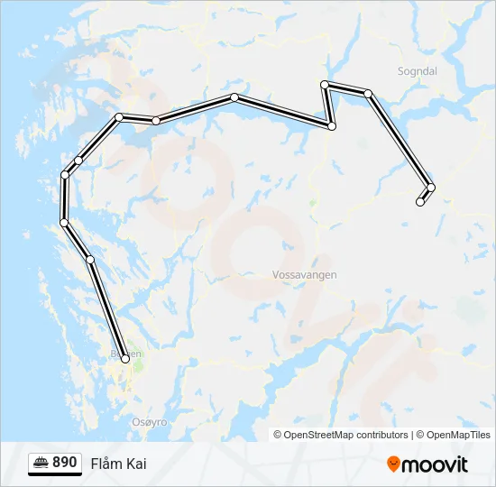 890 Ferry Line Map