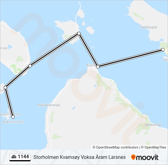 1144 Ferry Line Map