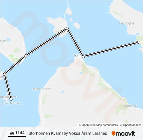 1144 Ferry Line Map