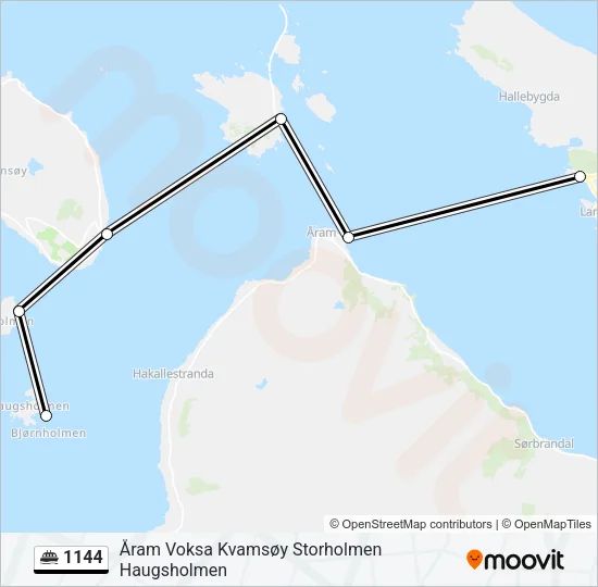 1144 Ferry Line Map