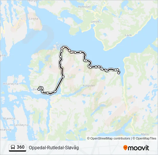 360 Bus Line Map
