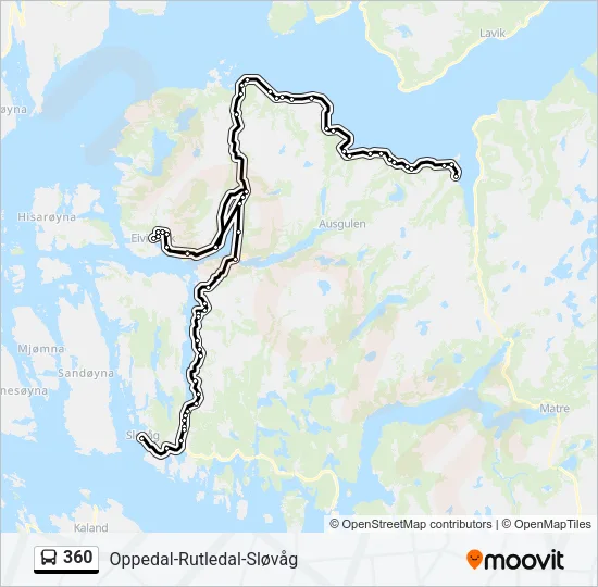 360 Bus Line Map