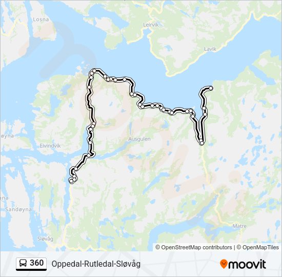 360 Bus Line Map