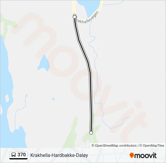 370 Bus Line Map