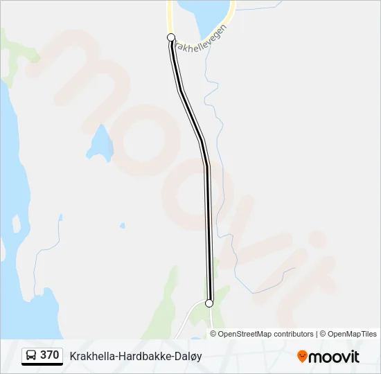 370 Bus Line Map
