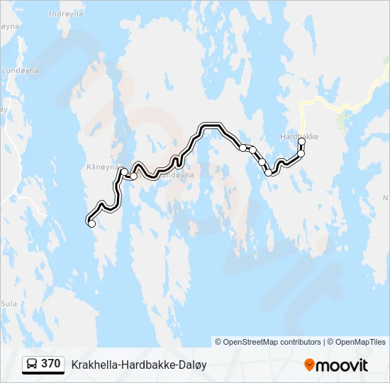 370 Bus Line Map