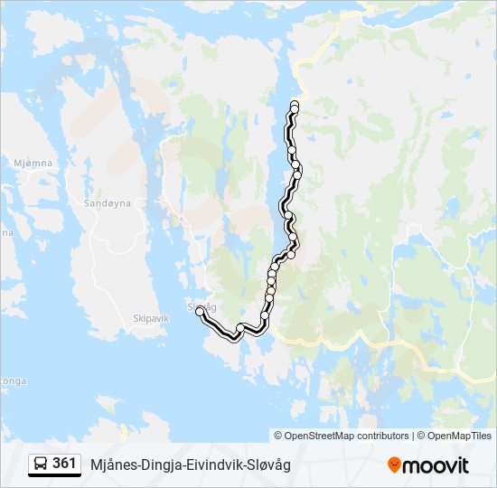 361  Line Map