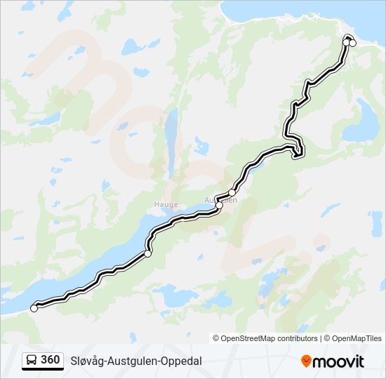 360 Bus Line Map