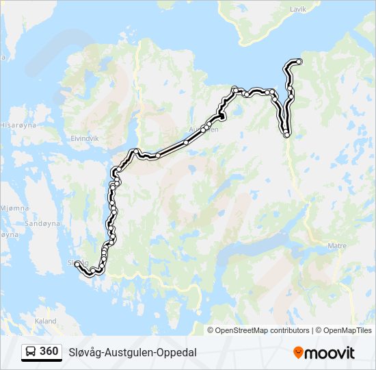 360 Bus Line Map