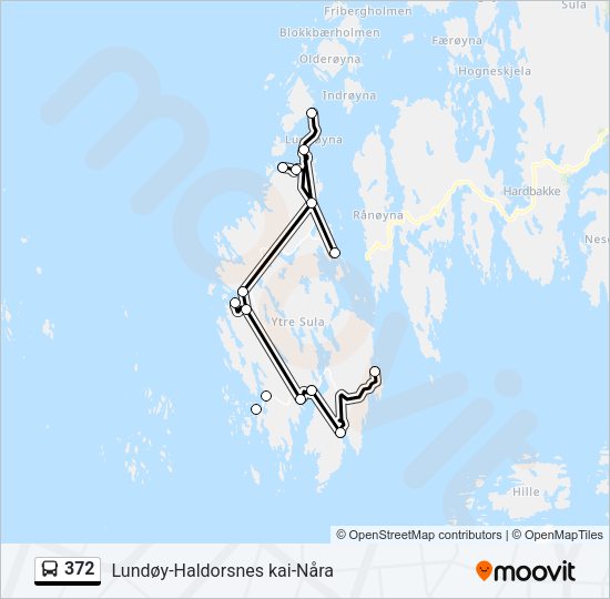 372 Bus Line Map