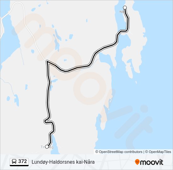 372 Bus Line Map