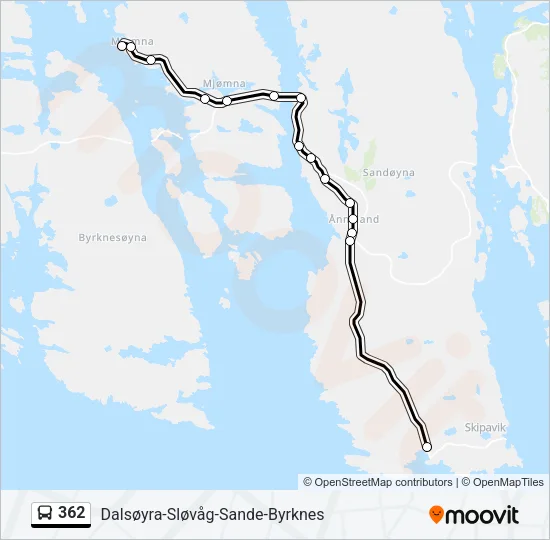 362  Line Map