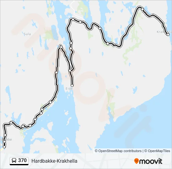 370 Bus Line Map
