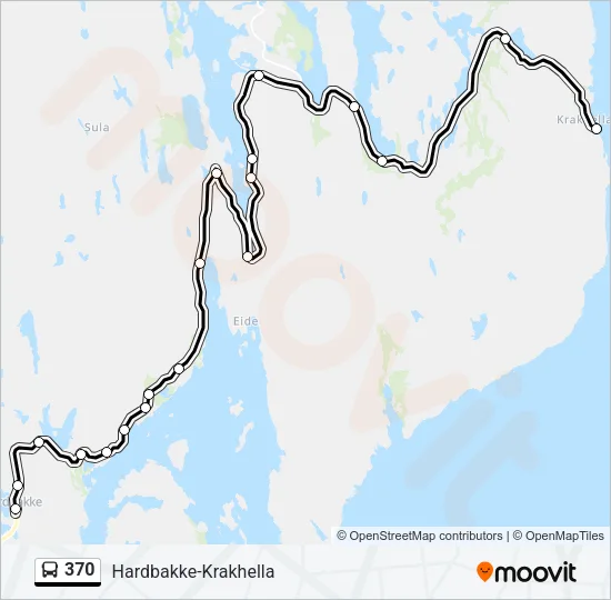 370 Bus Line Map