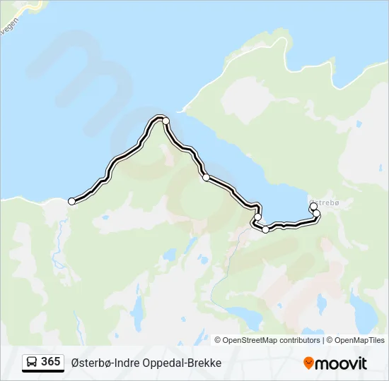 365 Bus Line Map