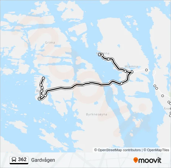 362  Line Map