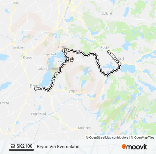 SK2100 Bus Line Map
