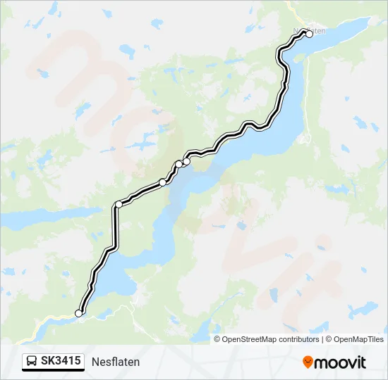 SK3415 Bus Line Map