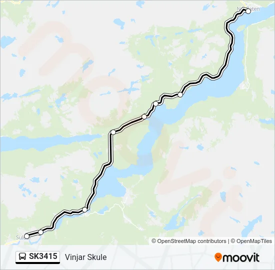 SK3415 Bus Line Map