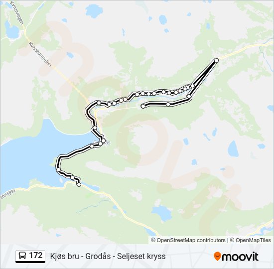 172 Bus Line Map