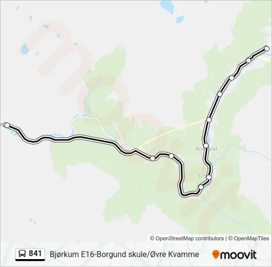 841  Line Map