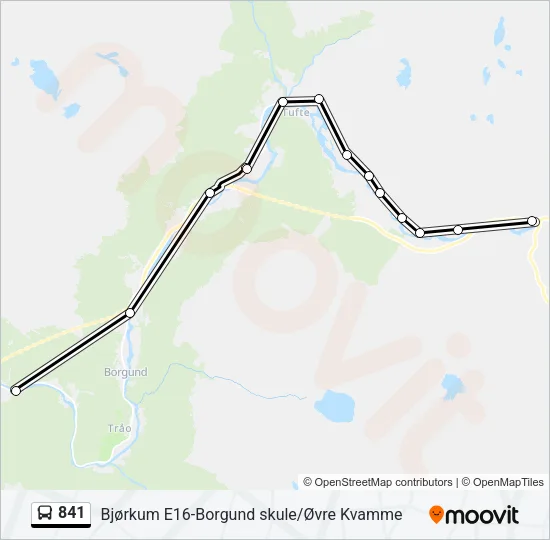 841  Line Map