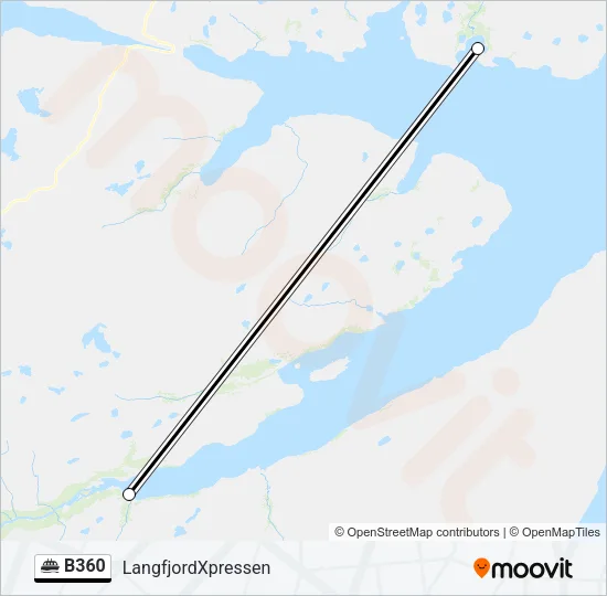 B360 Ferry Line Map
