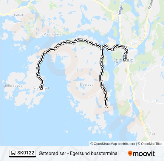 SK0122 Bus Line Map