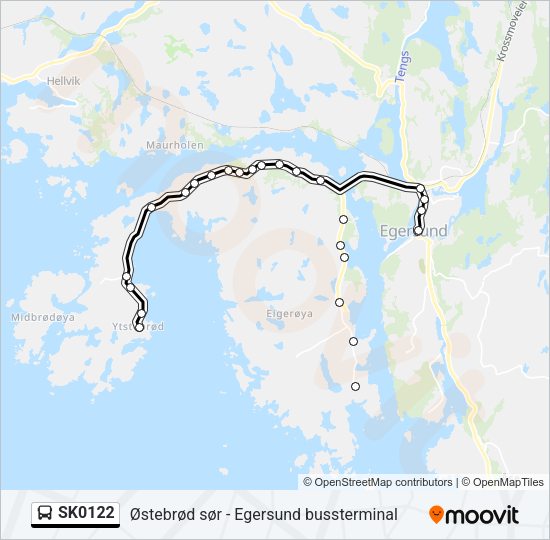 SK0122 Bus Line Map